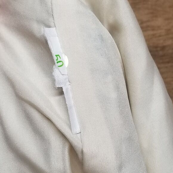 Ann Taylor LOFT Wmns Pencil Skirt Sz 4 Ivory Gold Tweed Pockets Academia Office - Picture 9 of 11